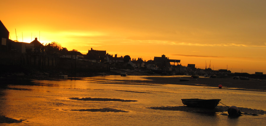 Wells-next-theSea at sunset